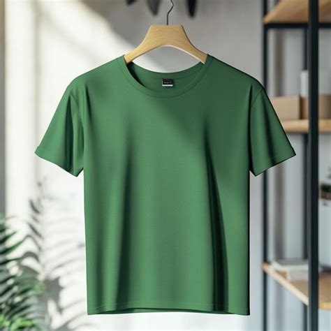 Green T Shirt Mockup, T Shirt Mockup, Clothing Mockup, Digital Mockup ...