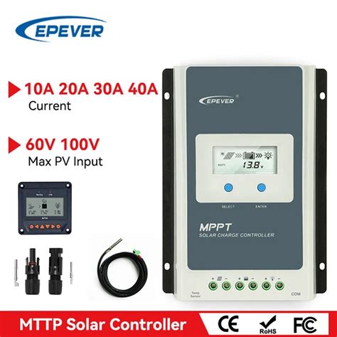 EPEVER Tracer AN MPPT Solar Charger Controller 40A 30A 20A 10A Solar