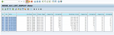 REUSE ALV LIST DISPLAY 28 SAPCODES