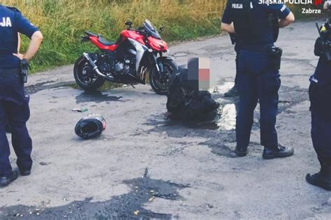 Zabrze Motocyklista Chcia Sprawdzi Czy Uda Si Mu Uciec Przed