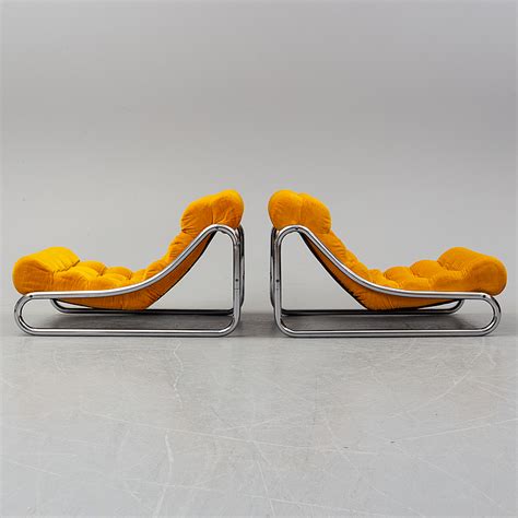 A Pair Of Impala Lounge Chairs By Gillis Lundgren For IKEA Design