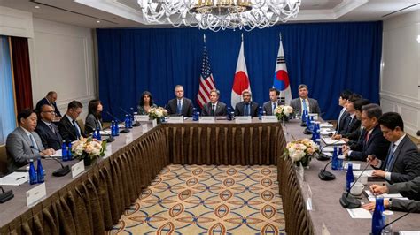 韓米日外相がnyで会談 北朝鮮の核脅威に3カ国が緊密連携へ（9月23日） 聯合ニュース