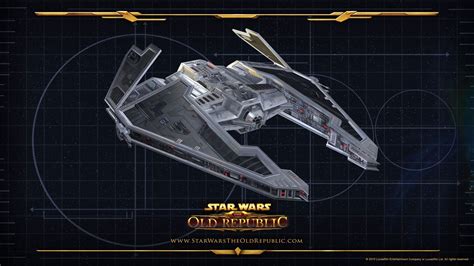 Sith Interceptor Starship Art From Star Wars The Old Republic Mmo Bioware Star Wars The Old