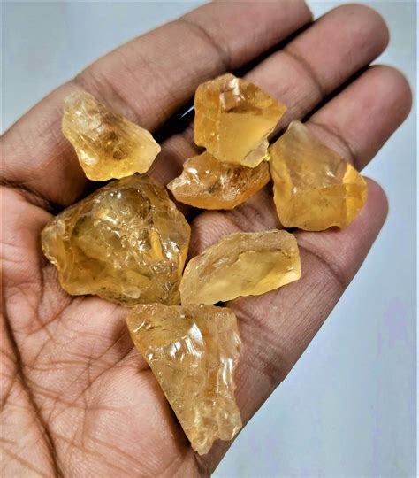 Raw Citrine Citrine Stone Citrine Crystal Crystal Gems Yellow