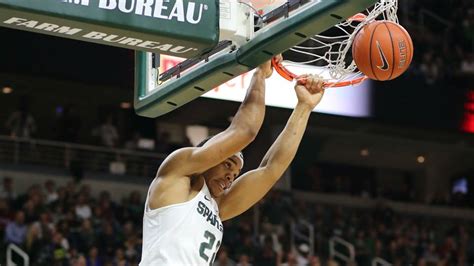 Watch: Michigan State's Miles Bridges throws down poster-worthy dunk ...