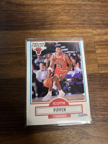 Fleer Scottie Pippen Huge Rare Error Misprint Chicago Bulls Ebay