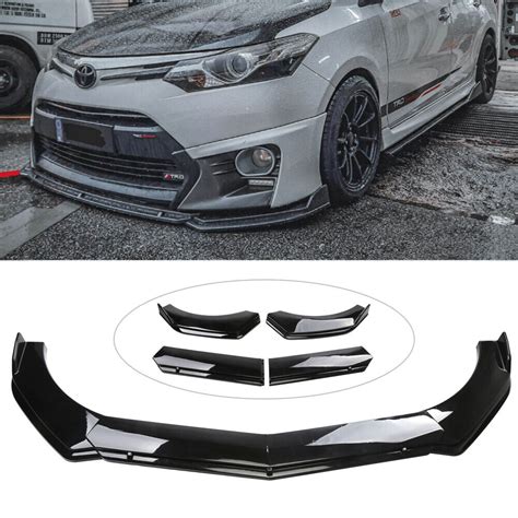 For Ford Focus Rs Se St Front Bumper Lip Spoiler Splitter Body Kit