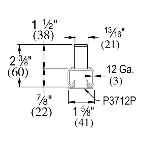 Unistrut P3370 Concrete Insert