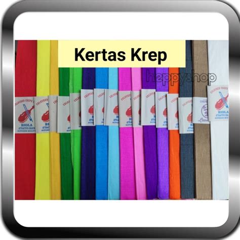 Kertas Krep Crepe Paper Kertas Crepe Pcs