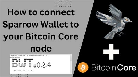 How To Connect Sparrow Wallet To Bitcoin Core Node Running On The