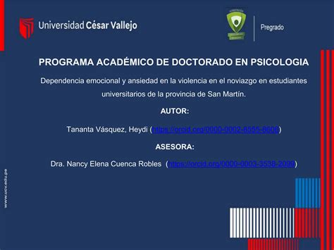 Modelo De Diapositivas De Sustentaci N Tesis Doctoral Ppt