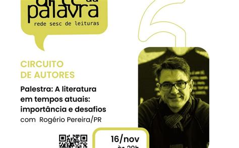 Sesc Alagoas Inicia O Circuito De Autores No Arte Da Palavra