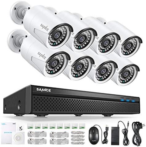 SANNCE 4 Canali Kit Sorveglianza Sistema Di Sicurezza 5MP Kit