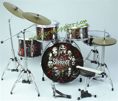 Miniature Drum Set Joey Jordison Slipknot Drum Set Miniature For Sale