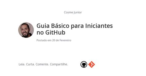 Guia Básico para Iniciantes no GitHub