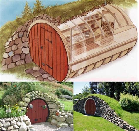 Hobbit Hole Root Cellars With Images Underground Homes Home And