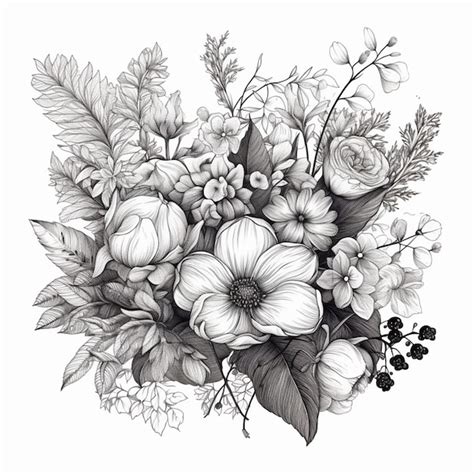 Images de Dessin Bouquet Fleurs Téléchargement gratuit sur Freepik