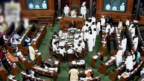 Parliament Highlights Ls Adjourned After Opposition Uproar Rs Debates