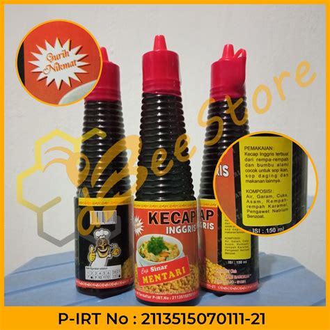 Jual Kecap Inggris Kecap Lada Hitam Minyak Bawang Merah Cap Sinar