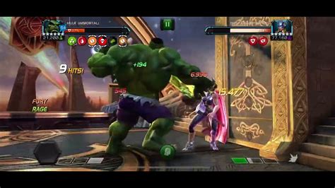 Immortal Hulk Vs Flare Node Mcoc Youtube