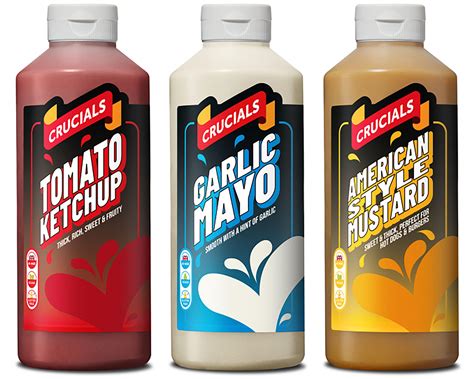 Table Sauce Bundle With Crucials Tomato Ketchup 500ml Garlic Mayo 500ml