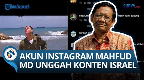 Mahfud Md Unggah Video Tentara Israel Di Instagram Pribadi