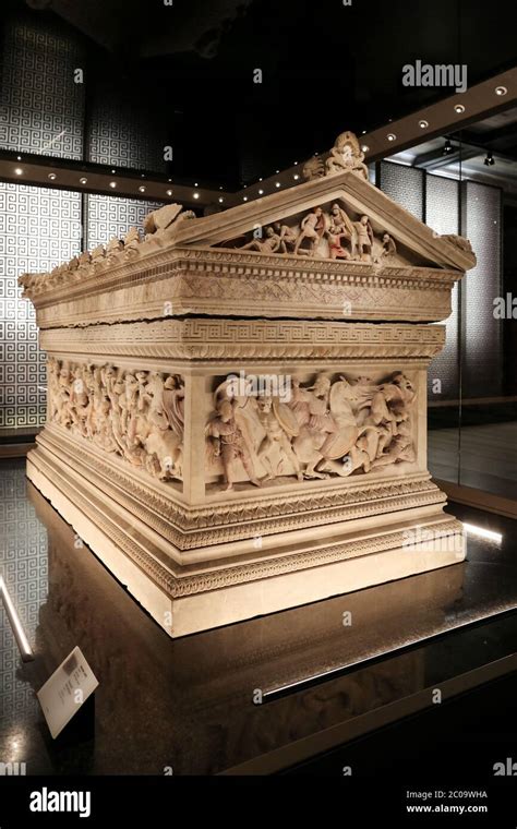 Alexander Sarcophagus In Istanbul Archaeological Museums Istanbul City