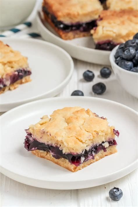 Blueberry Cream Cheese Bars Recipe - Life Love Liz