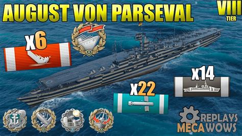 August Von Parseval AWESOME Solor WARRIOR 6 Kills World Of Warships