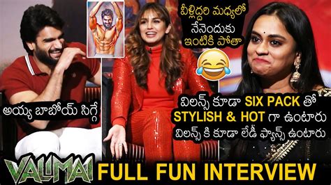 Valimai Movie Team FULL FUN Interview Kartikeya Huma Qureshi