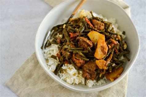 Guyanese Fry Bora With Chicken Alicas Pepperpot