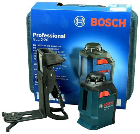 Лазерный нивелир Bosch GLL 2-20 + BM-3 + Кейс купить по цене в Москве