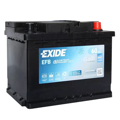 Автомобильный аккумулятор EXIDE Start Stop EFB 6СТ 60Ah АзЕ 640A EN