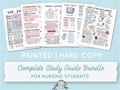 Printed Complete Study Guide Bundle For Nursing Students™ Hard Copy