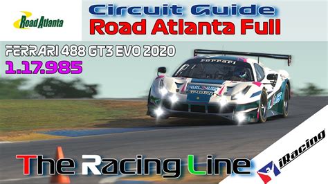 Iracing Ferrari Challenge 488 Gt3 Evo Circuit Guide Road Atlanta