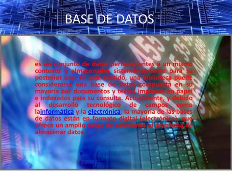 Base De Datos Ppt