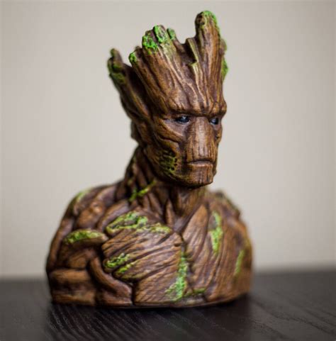 Cute Groot Marvel Guardians Of The Galaxy 3d Printed Hand Etsy