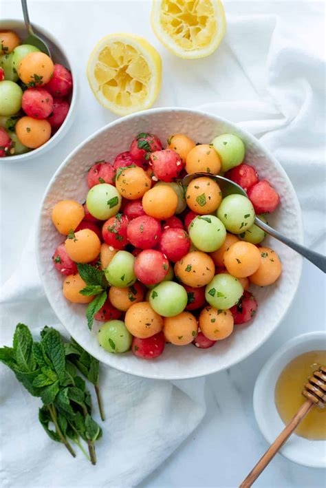 Honey-Mint Melon Salad | Wholefully
