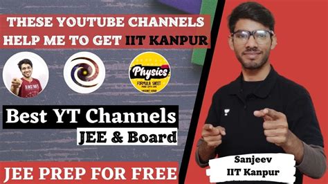 IIT JEE क लए Best YouTube Channel Best Youtube Channels For JEE