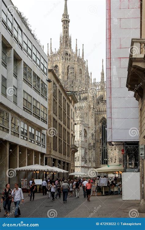 Milan Italy Street View Editorial Photography Image Of Building 47293022