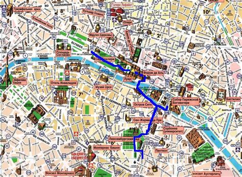 Maps Of Paris Sights Subway Hotels