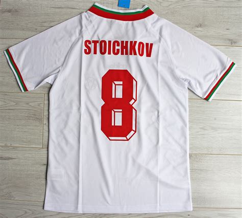 Koszulka Piłkarska Bułgaria Retro Home World Cup 94 Adidas 8 Stoichkov