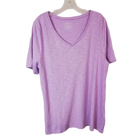 Chico S Tops Chicos Ultimate Tee Lavender Purple Sz L 2 Poshmark