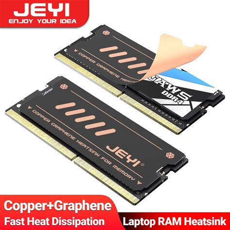 JEYI Graphene Laptop RAM Heatsink Dual Layer Graphene And Copper Foil