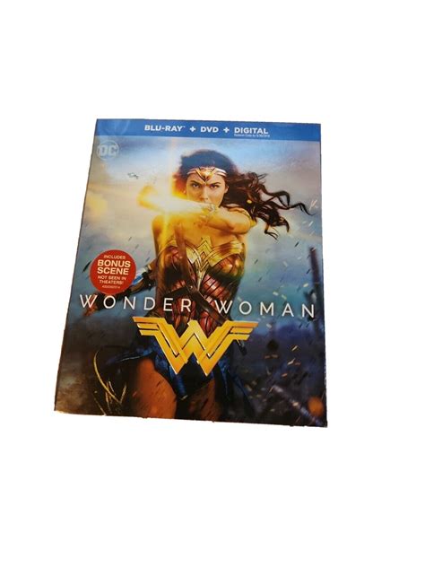 Dc S Wonder Woman Blu Ray Dvd Disc Set Gal Gadot Foil