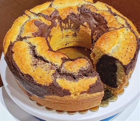 CIAMBELLA DELLA NONNA ALL ARANCIA VARIEGATA AL CACAO Dolce Soffice E