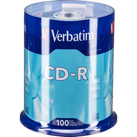 Verbatim Cd R Mb Disc Spindle Pack Of B H Photo