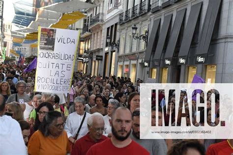 Feminist Protest Against Luis Rubiales Hundreds Of People Attend The