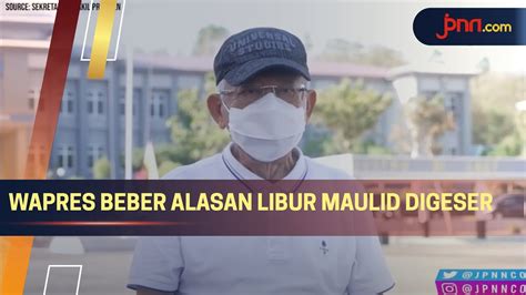 Libur Maulid Nabi Digeser Jadi Oktober Ini Alasannya Youtube