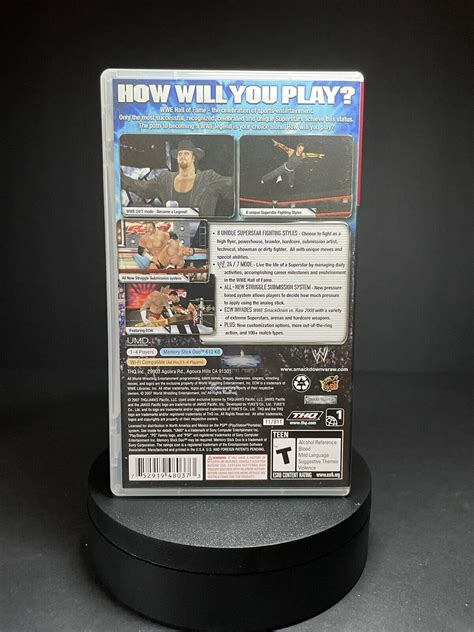 Wwe Smackdown Vs Raw Featuring Ecw Sony Psp Cib